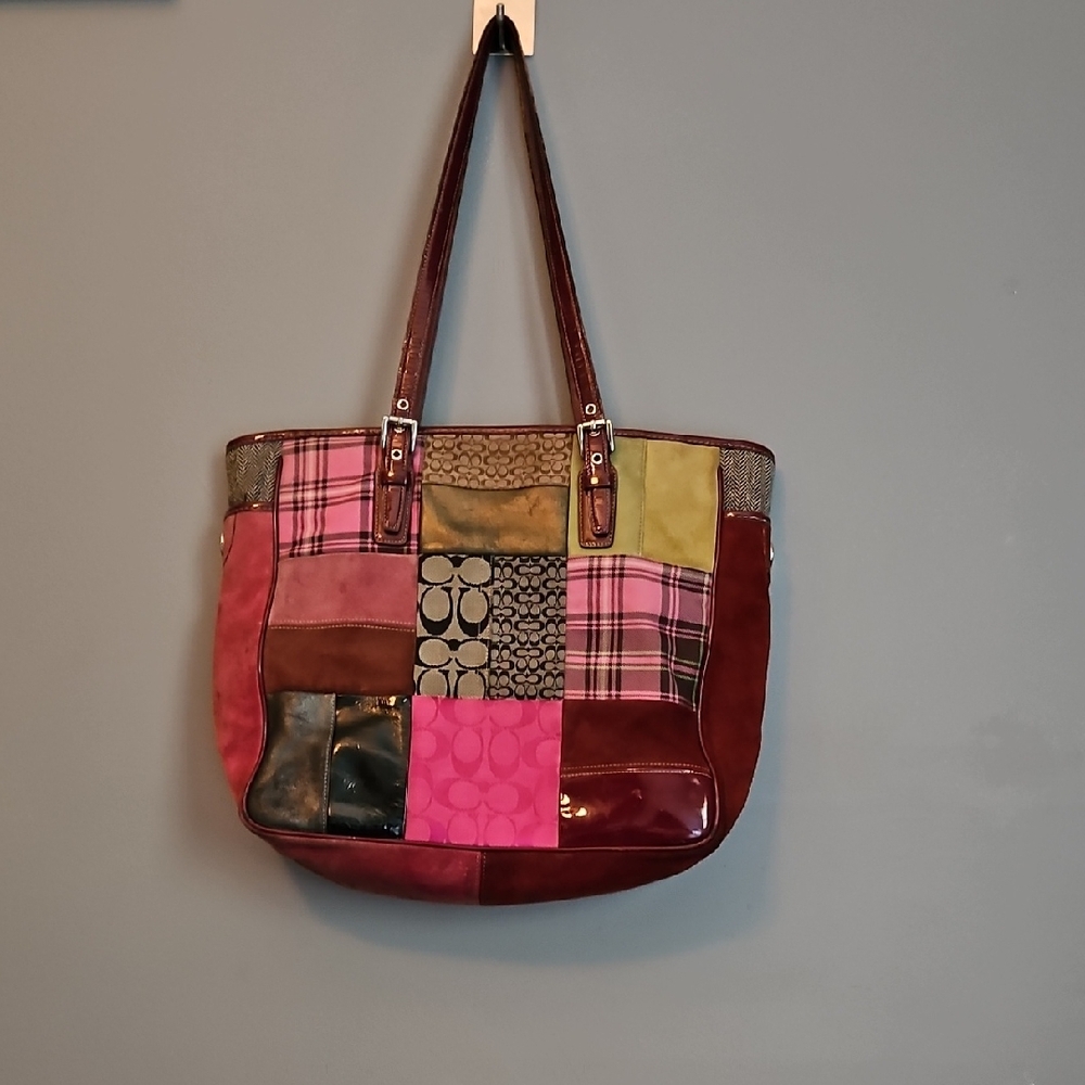 Patchwork Tote Bag - Multicolor